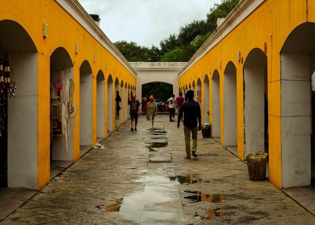 The vintage market of Puducherry