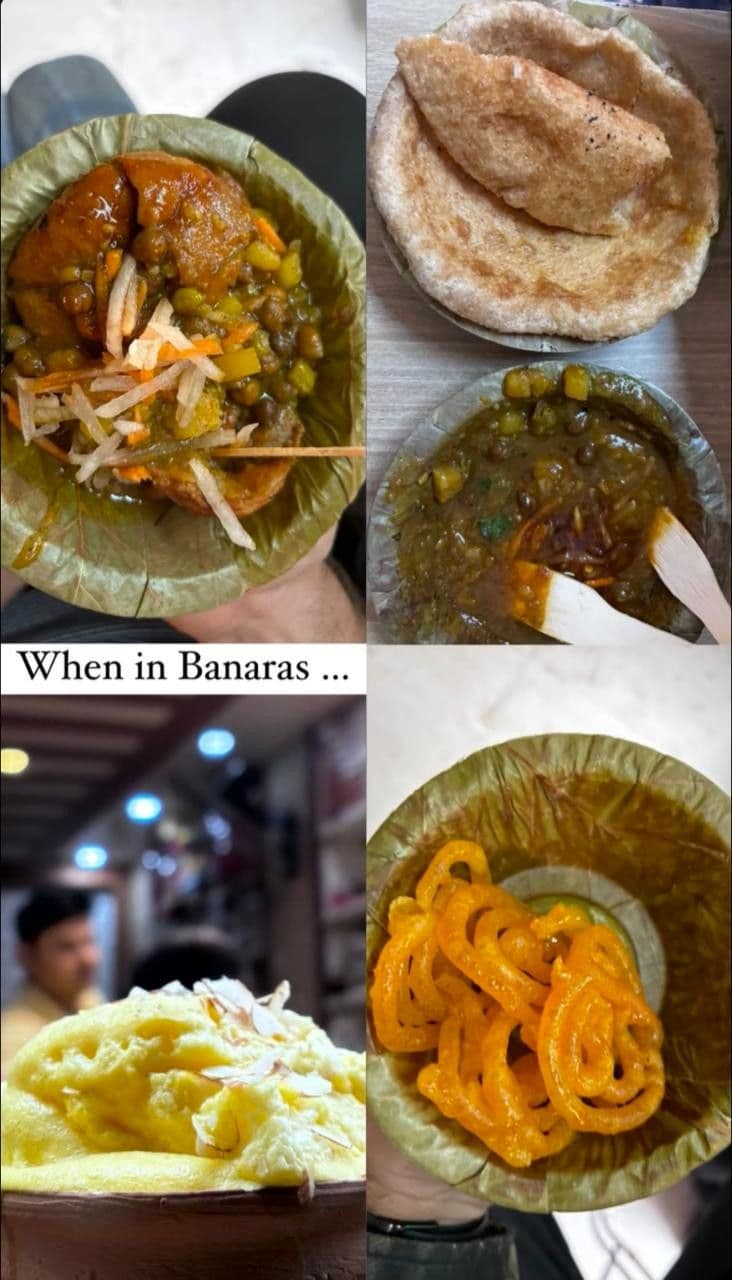 Famous foods of Varanasi: Chaat, Kachaudi sabzi, Malaiyyo and Jalebi