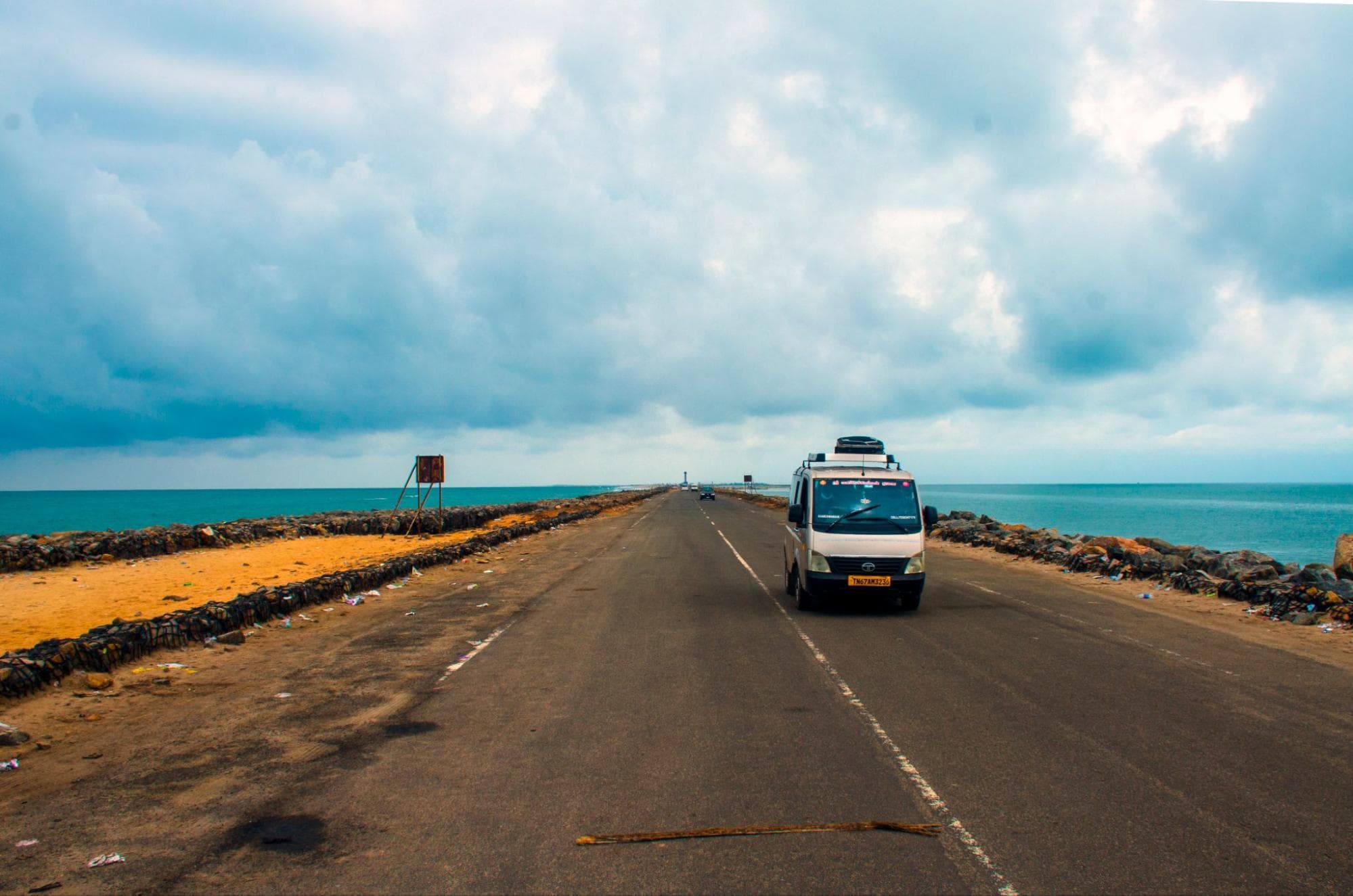The Dhanushkodi road