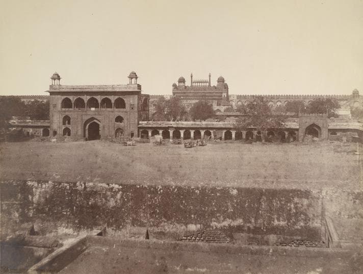 Redfort in 1857