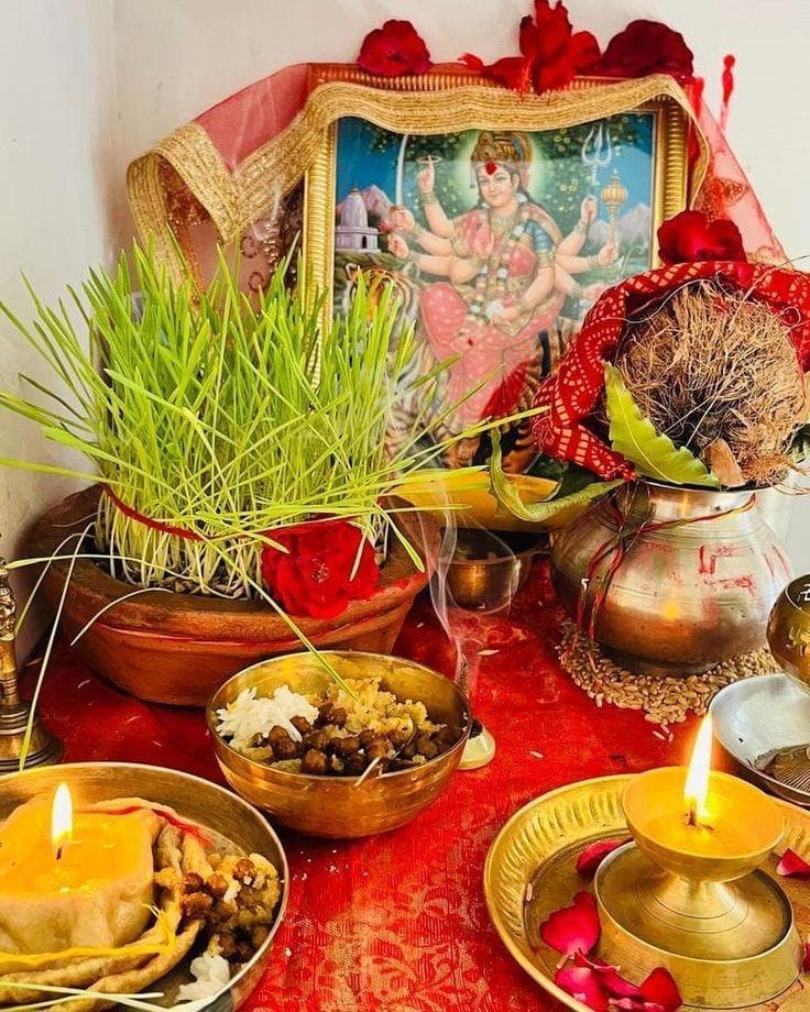 Kalash Sthapana ritual in Bihar and Uttar Pradesh households
