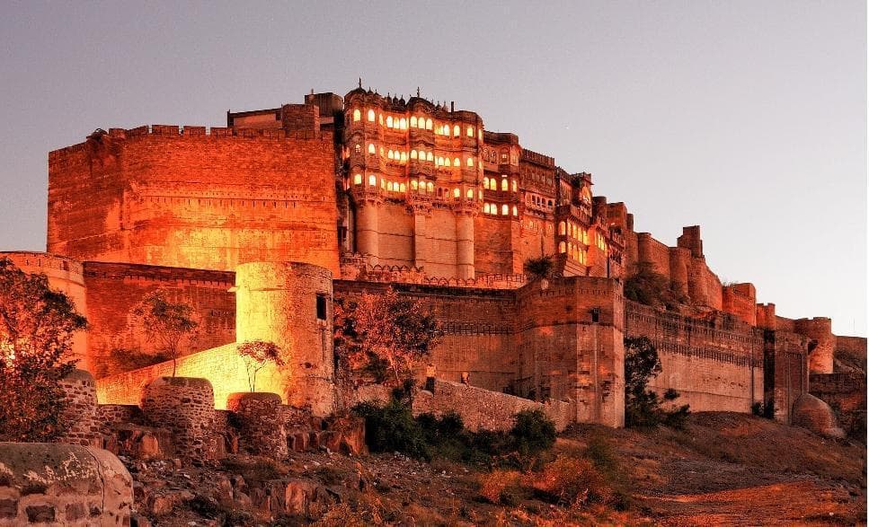 The Mehrangarh fort