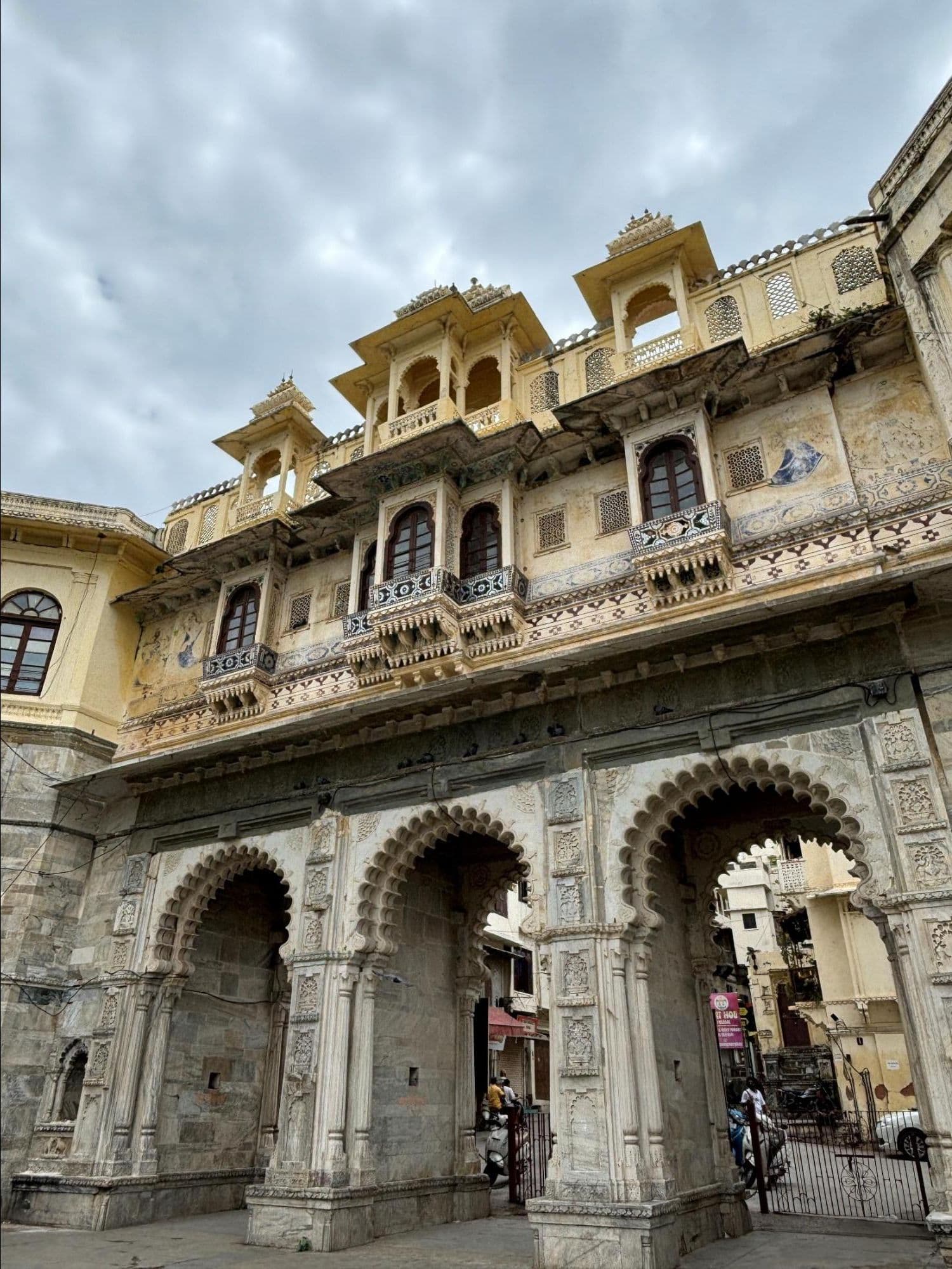 Front gate to the Gangaur Ghat in Udaipur