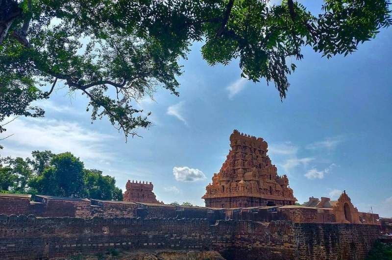 View of Brihadeeswara temple