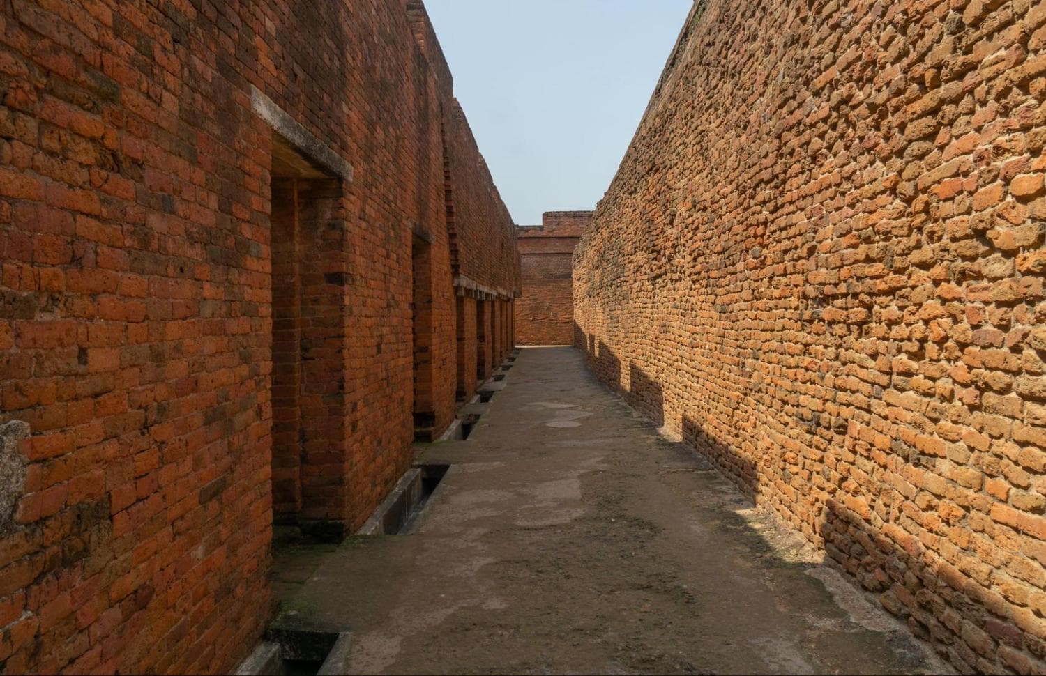 A verandah inside Nalanda