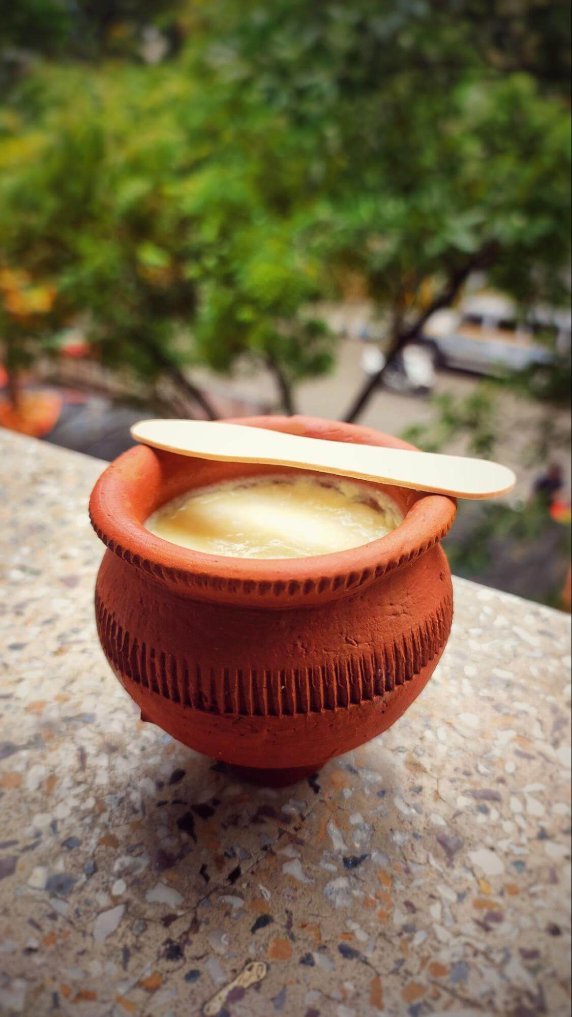 Mishti Doi, a chilled Bengali dessert
