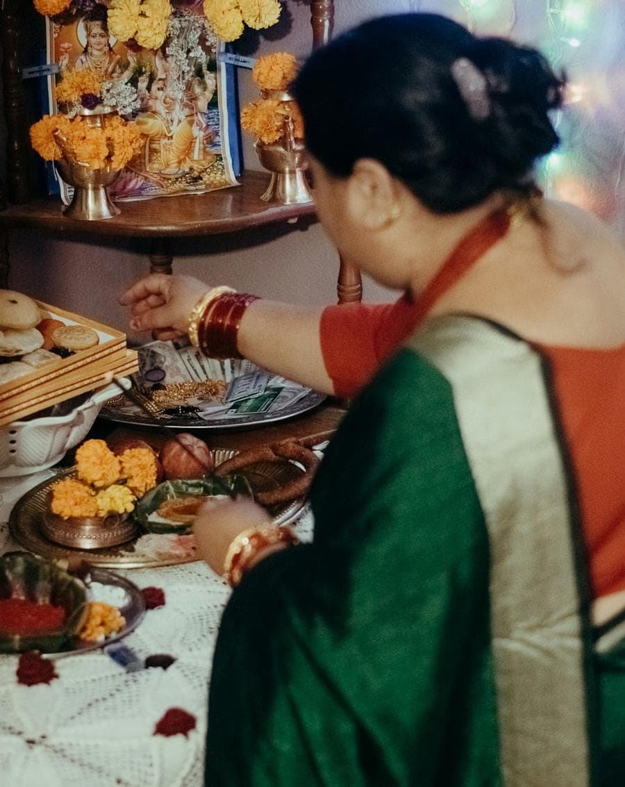 The morning ritual for prayer