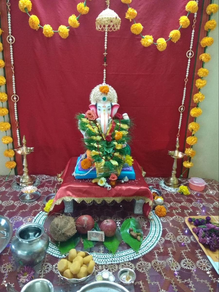 Lord Ganesha at home