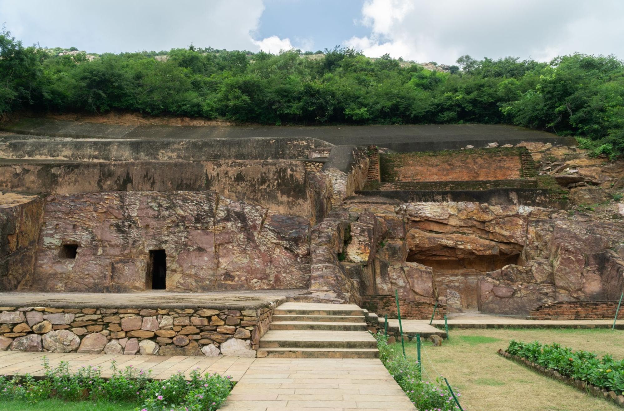 Son Bhandar Caves from outside