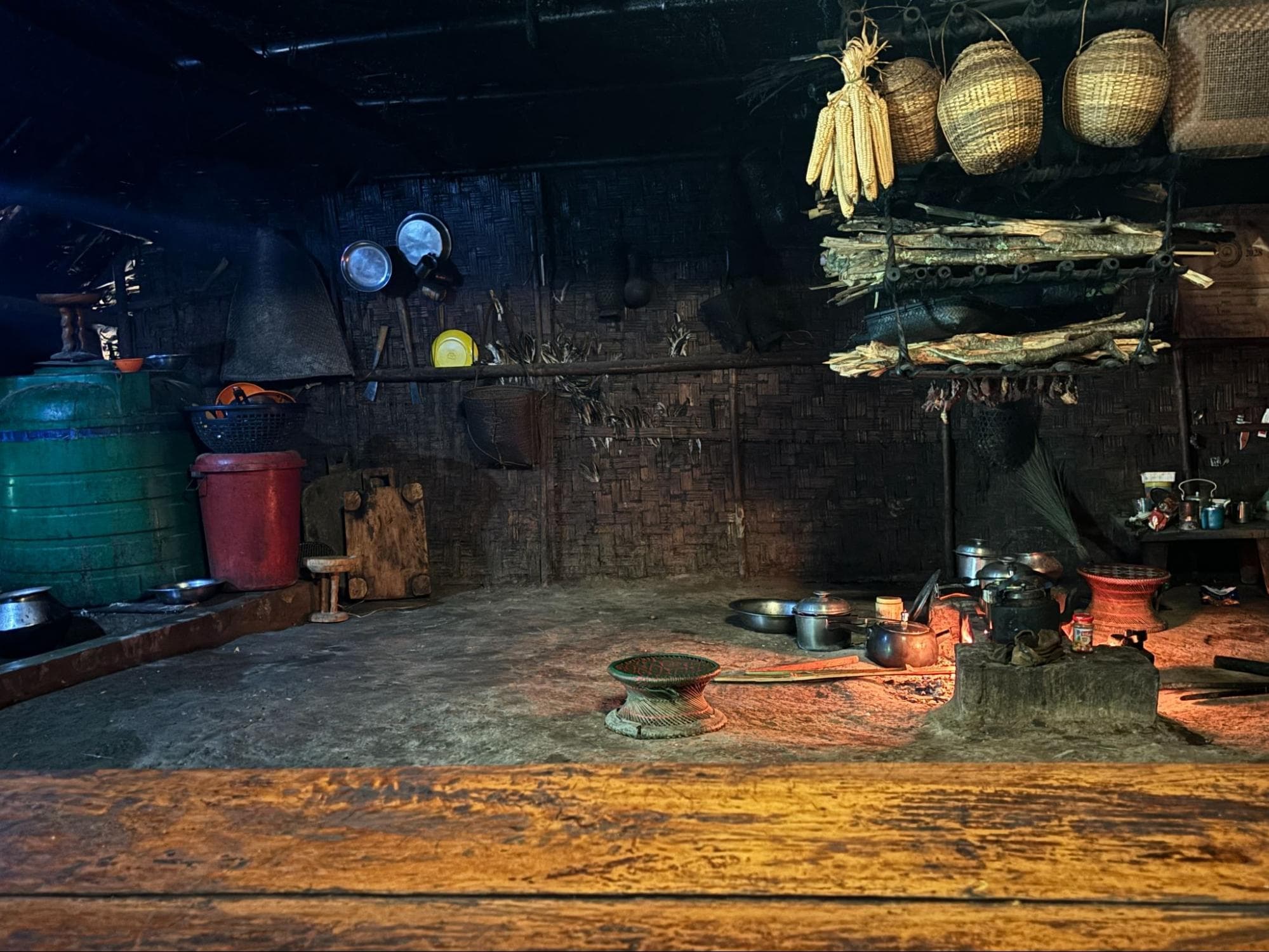 Inside the home of the Konyak people